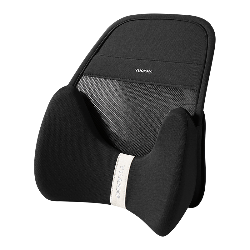 Black 011 headrest and lumbar support set