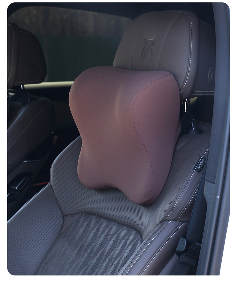 Mauve car massage pillow
