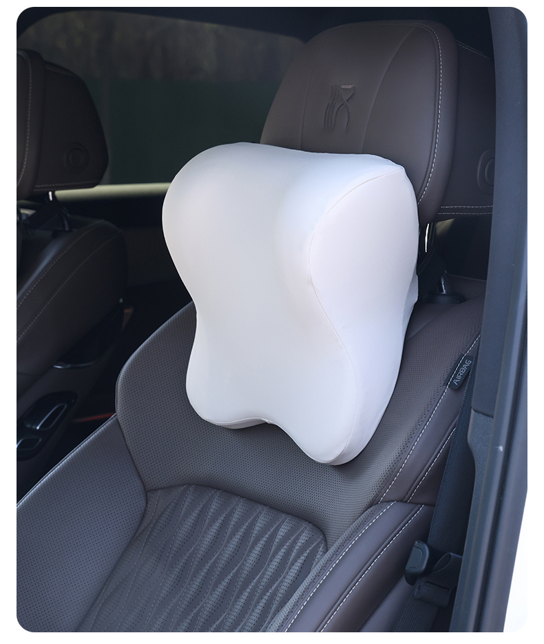 White car massage pillow