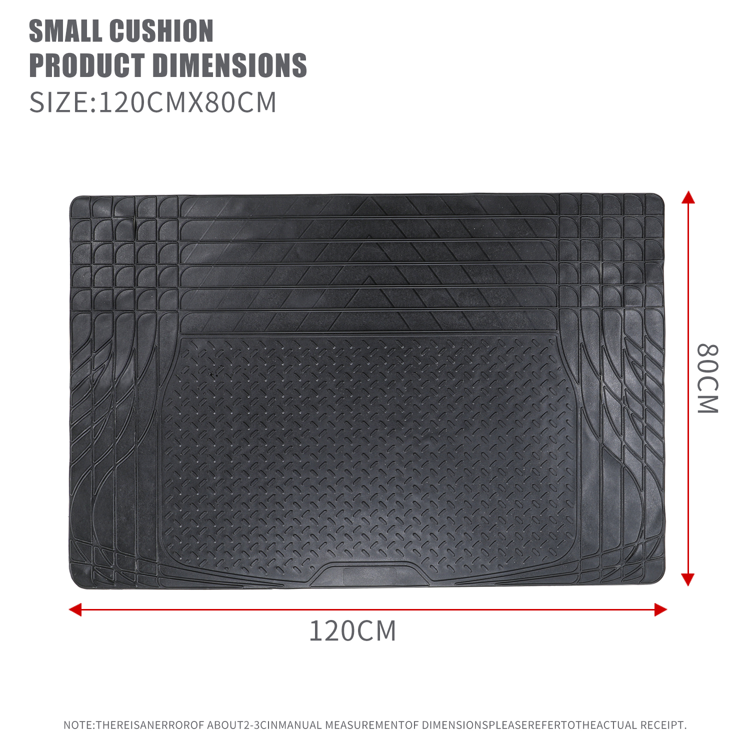 Small cargo cushion dimensions 120 by 80 centimeters