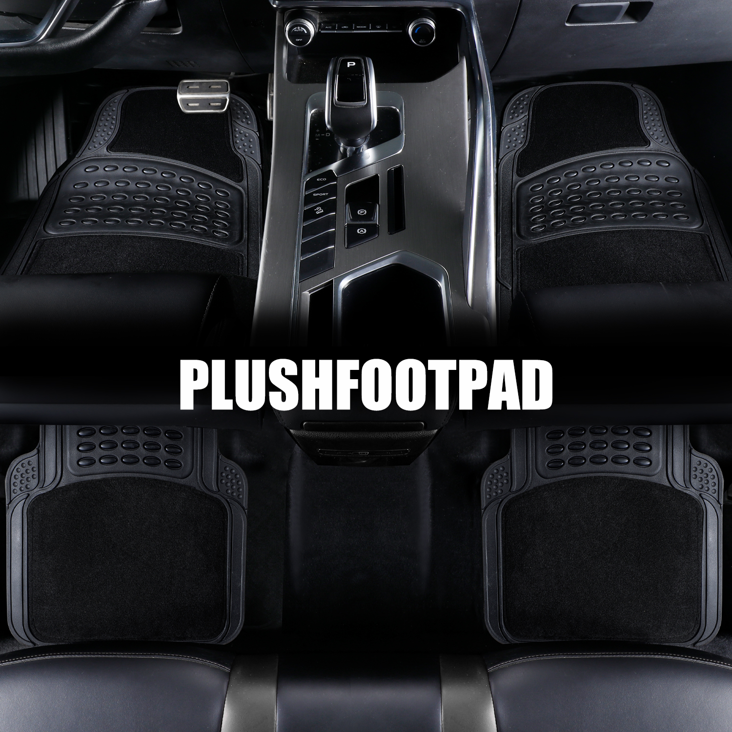 GL001 plush foot pad floor mat