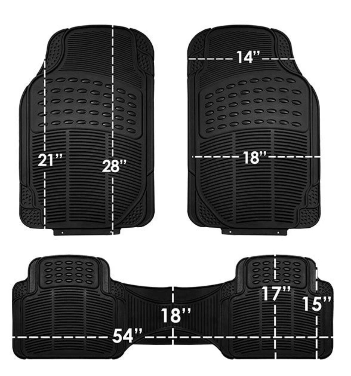 Floor mat dimensions and size guide