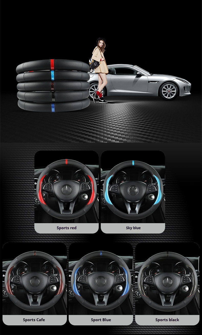 Sport steering wheel cover collection